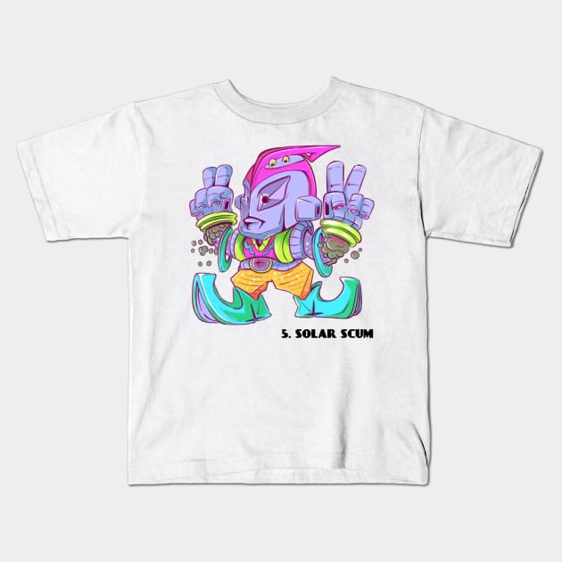 Solar Scum Kids T-Shirt by Hojyn